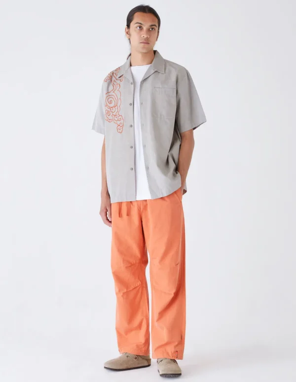Maharishi Track Pants*4301 Maha Loose Asym Track Pants Rust