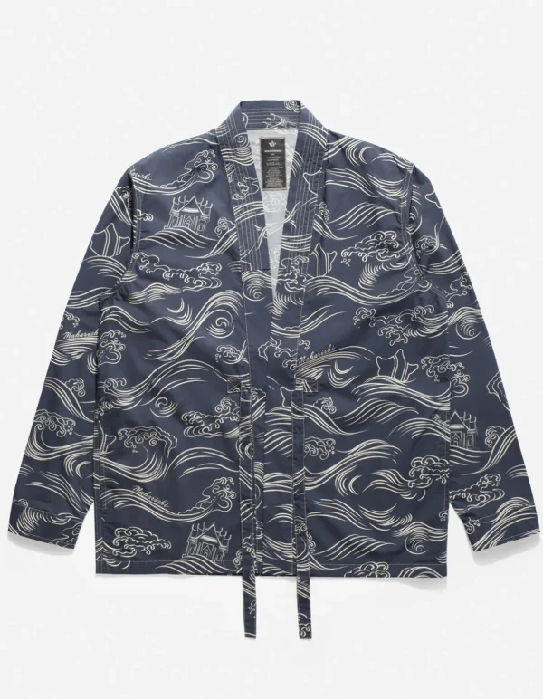 Maharishi Kimonos*4262 Maha Songkran Hanten Navy