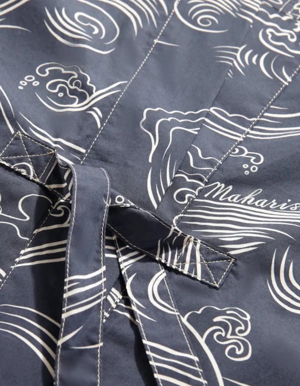 Maharishi Kimonos*4262 Maha Songkran Hanten Navy