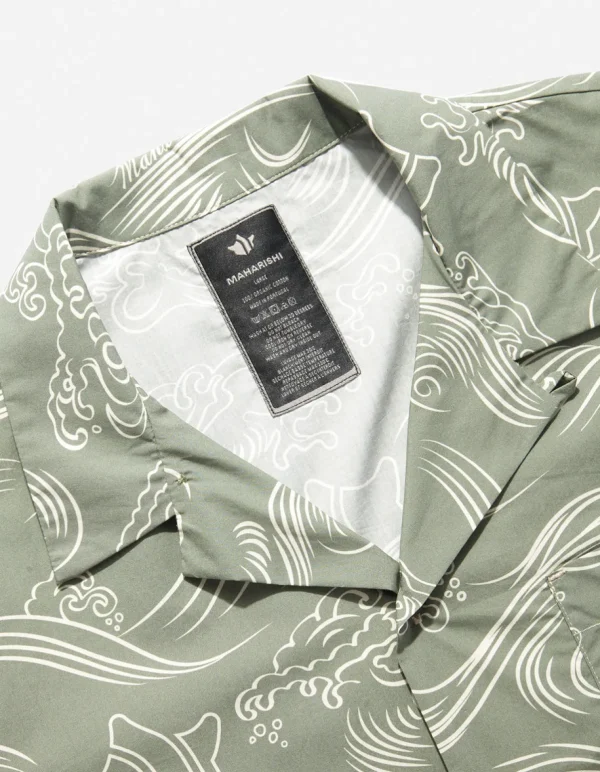 Maharishi Shirts*4263 Maha Songkran Summer Shirt Olive