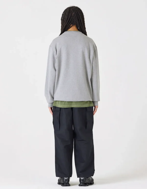 Maharishi Crew Sweats*1026 Maha Temple Crew Sweat Grey Marl