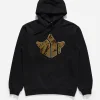 Maharishi Hooded Sweats*1025 Maha Temple Hooded Sweat Black