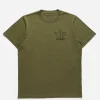 Maharishi Short Sleeve T-Shirts*1028 Maha Temple T-Shirt Olive Og-107F