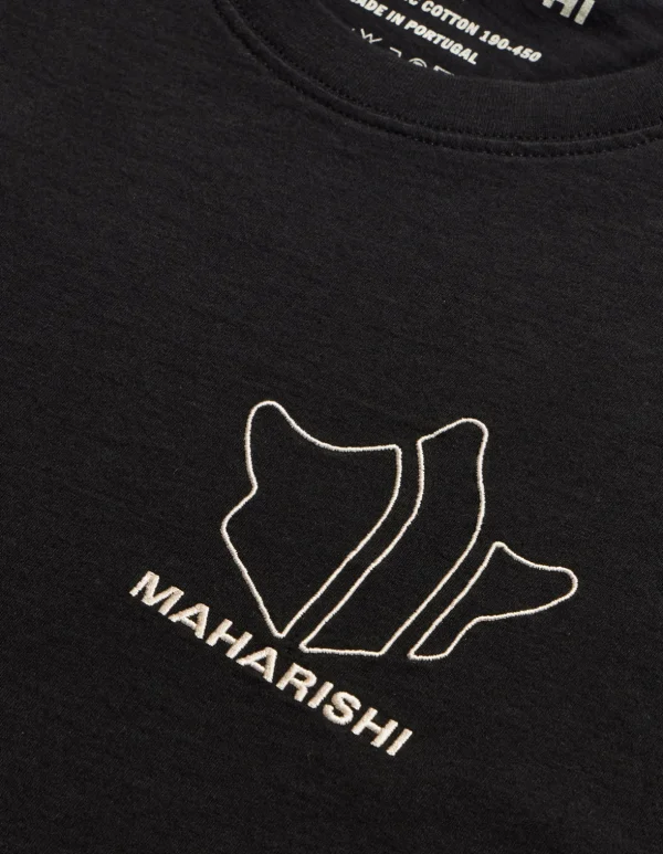 Maharishi Short Sleeve T-Shirts*1028 Maha Temple T-Shirt Black