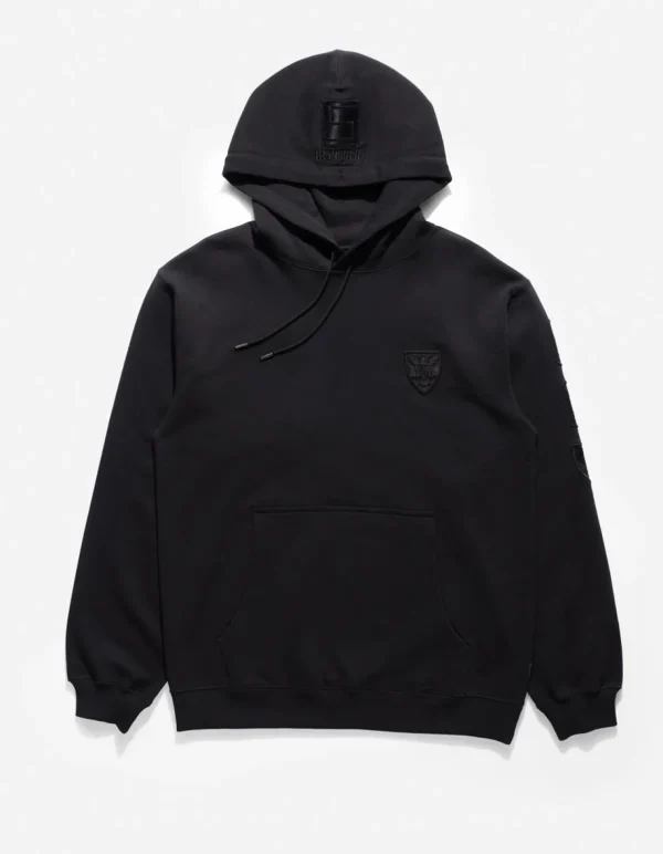 Maharishi Hooded Sweats*1013 Mahapatchco. Hooded Sweat Black