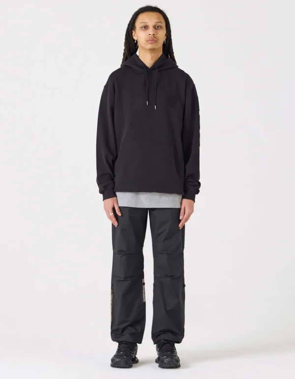 Maharishi Hooded Sweats*1013 Mahapatchco. Hooded Sweat Black