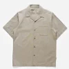 Maharishi Shirts*4325 Camp Collar Shirt Silver Sage