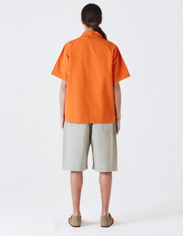 Maharishi Shirts*4325 Camp Collar Shirt Rust