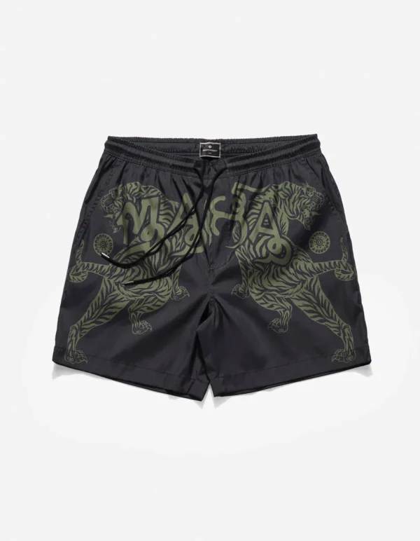 Maharishi Swim Shorts*1020 Muay Thai Swim Shorts Black