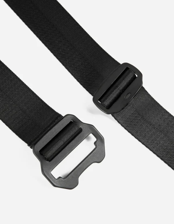 Maharishi Belts*9195 Tilt Head Loop Belt · Nylon Webbing Black