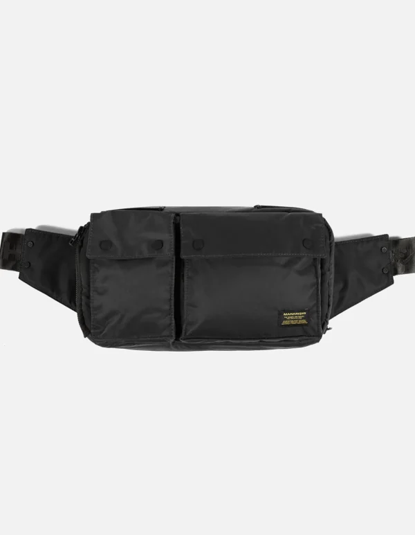 Maharishi Bags*9636 Travel Waist Bag · 420D Nylon Black