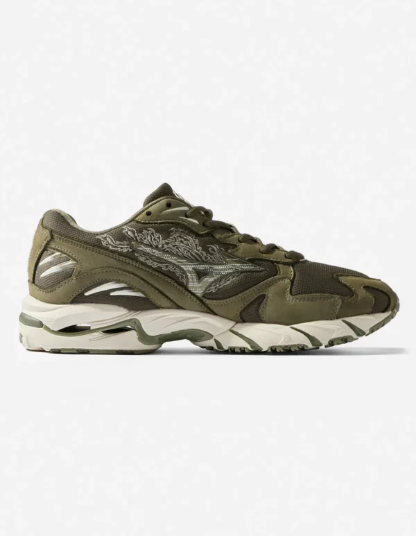 Maharishi Footwear* X Mizuno Fire Phoenix Wave Rider 10 Olive