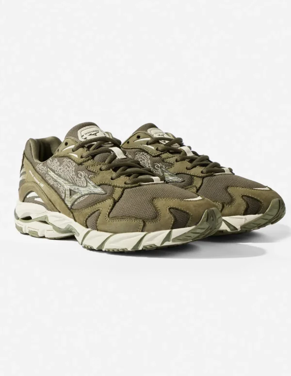 Maharishi Footwear* X Mizuno Fire Phoenix Wave Rider 10 Olive