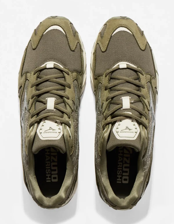 Maharishi Footwear* X Mizuno Fire Phoenix Wave Rider 10 Olive