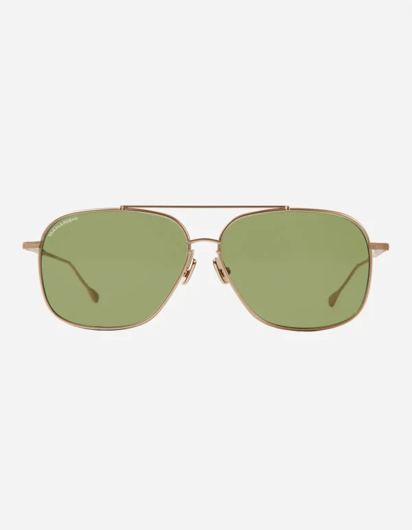 Maharishi Lifestyle*9840 X Native Sons Ryder Sunglasses Green