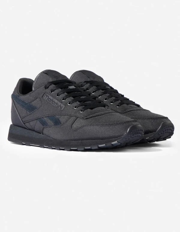 Maharishi Footwear* X Reebok Classic Leather Ripstop Black