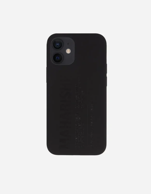 Maharishi Lifestyle*9352 Miltype Iphone 12 Mini Case · Laser Etched Silicone Black