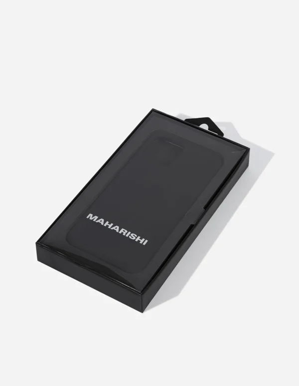 Maharishi Lifestyle*9353 Miltype Iphone 12/12 Pro Case · Laser Etched Silicone Black