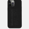 Maharishi Lifestyle*9354 Miltype Iphone 12 Pro Max Case · Laser Etched Silicone Black