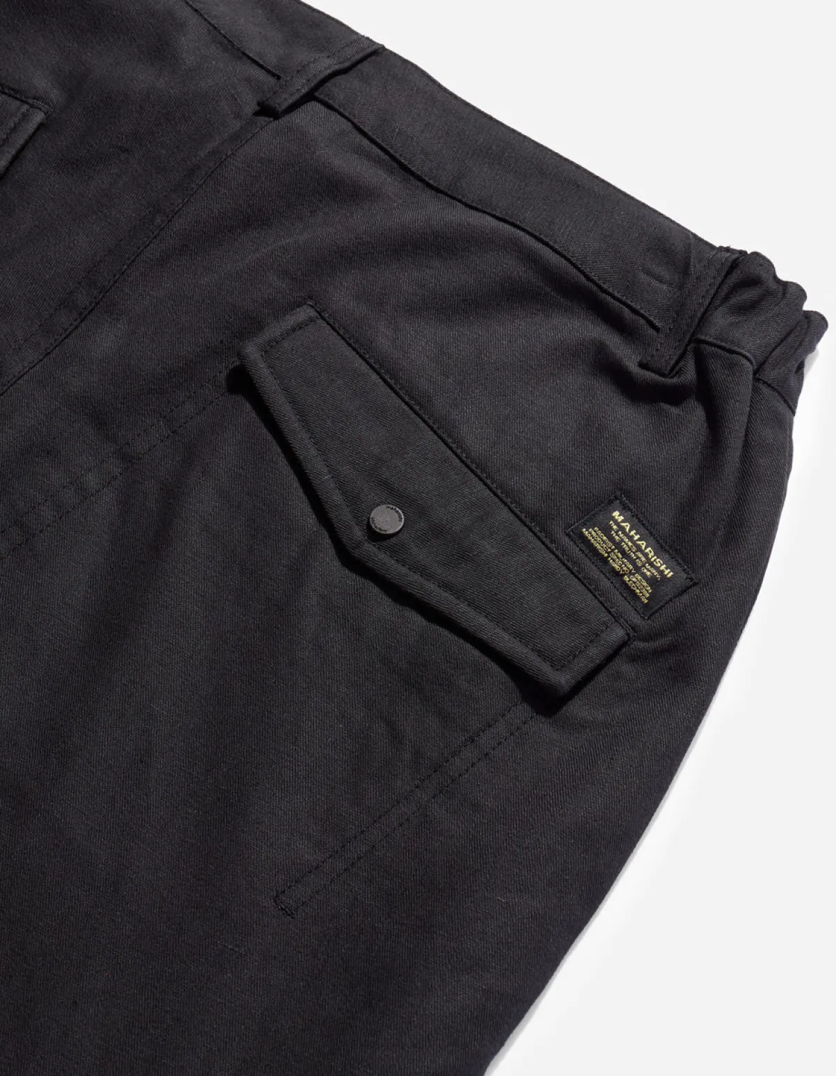 Maharishi Utility Pants*7024 Miltype Organic Custom Pants Black