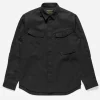 Maharishi Shirts*7028 Miltype Organic Custom Shirt Black