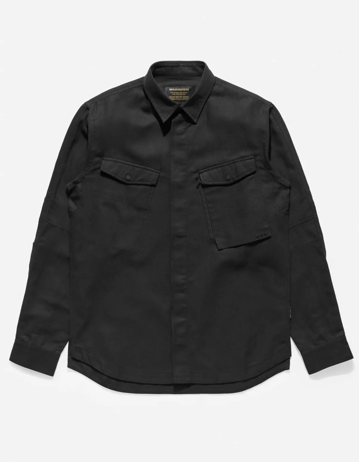 miltype_organic_custom_s_0.webp Maharishi Shirts*7028 Miltype Organic Custom Shirt Black