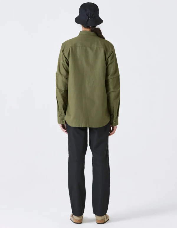 Maharishi Shirts*7028 Miltype Organic Custom Shirt Mil Olive