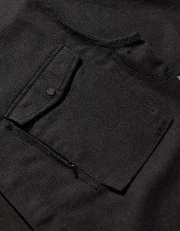 Maharishi Shirts*7028 Miltype Organic Custom Shirt Black