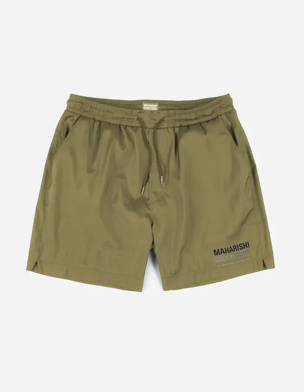 Maharishi Swim Shorts*9323 Miltype Swim Shorts · Newlife Recycled Poly Olive Og-107F