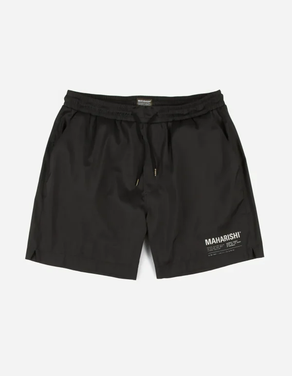 Maharishi Swim Shorts*9323 Miltype Swim Shorts · Newlife Recycled Poly Black Blk-108F