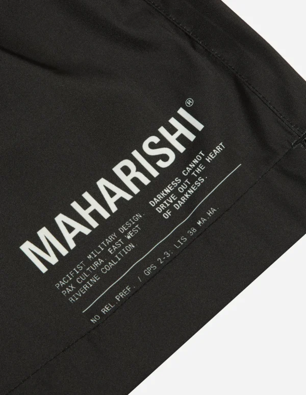 Maharishi Swim Shorts*9323 Miltype Swim Shorts · Newlife Recycled Poly Black Blk-108F