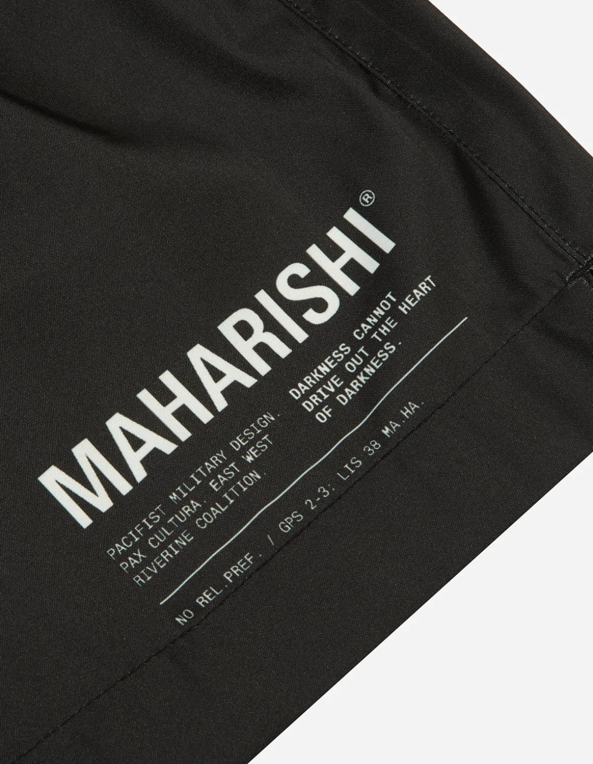 miltype_swim_shorts__new_4.webp Maharishi Swim Shorts*9323 Miltype Swim Shorts · Newlife Recycled Poly Black Blk-108F