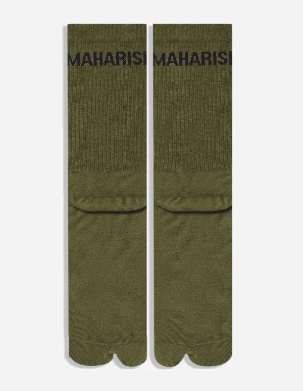 Maharishi Lifestyle*9348 Miltype Tabi Sock · 3 Pack Black/Olive/White