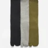 Maharishi Socks*9889 Miltype Tabi Sports Socks Olive/Grey/Black