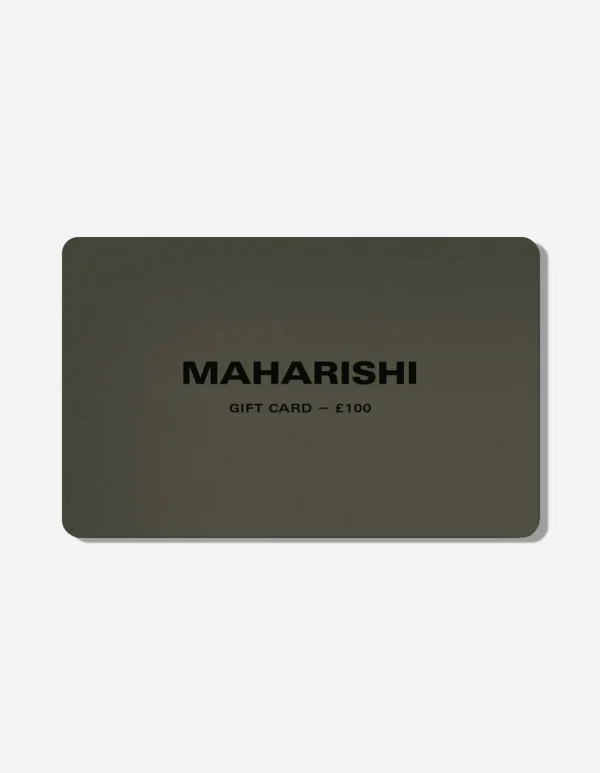 Maharishi Gift Cards*Online Gift Card £100 · Uk Only Default