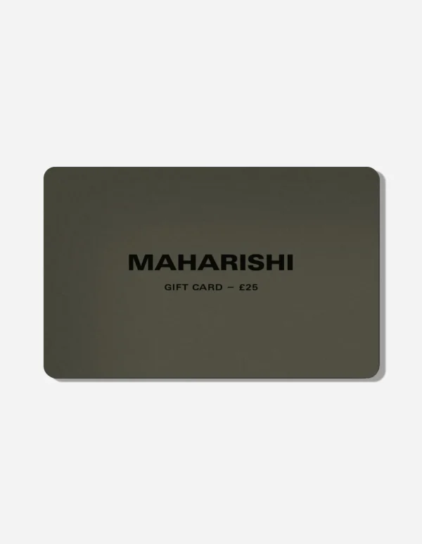 Maharishi Gift Cards*Online Gift Card £25 · Uk Only Default