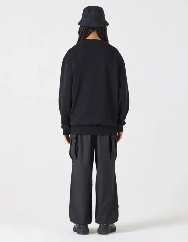 Maharishi Crew Sweats*1005 Paper-Cut Rabbit Crew Sweat Black