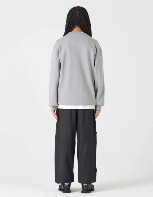 Maharishi Crew Sweats*1005 Paper-Cut Rabbit Crew Sweat Grey Marl