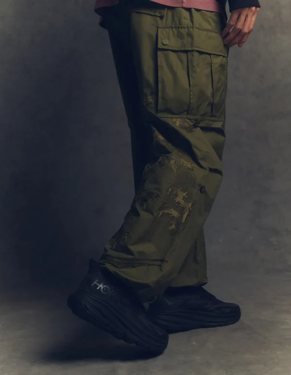 Maharishi Cargo Pants*4504 Peace Cargo Snopants® Loose Fit Olive Og-107F