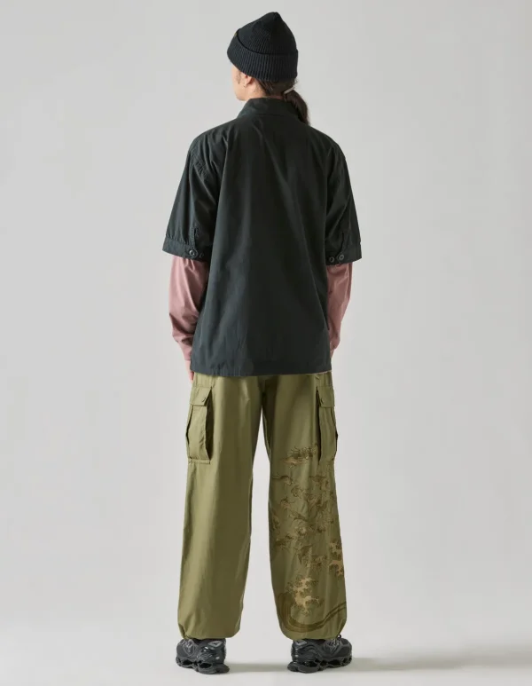 Maharishi Cargo Pants*4504 Peace Cargo Snopants® Loose Fit Olive Og-107F