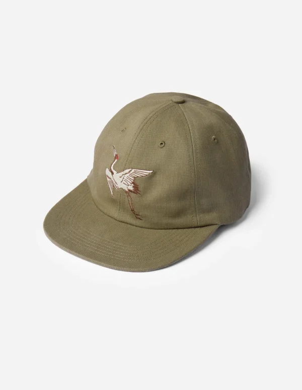 Maharishi Hats And Scarves*1107 Peace Crane 6 Panel Cap Olive