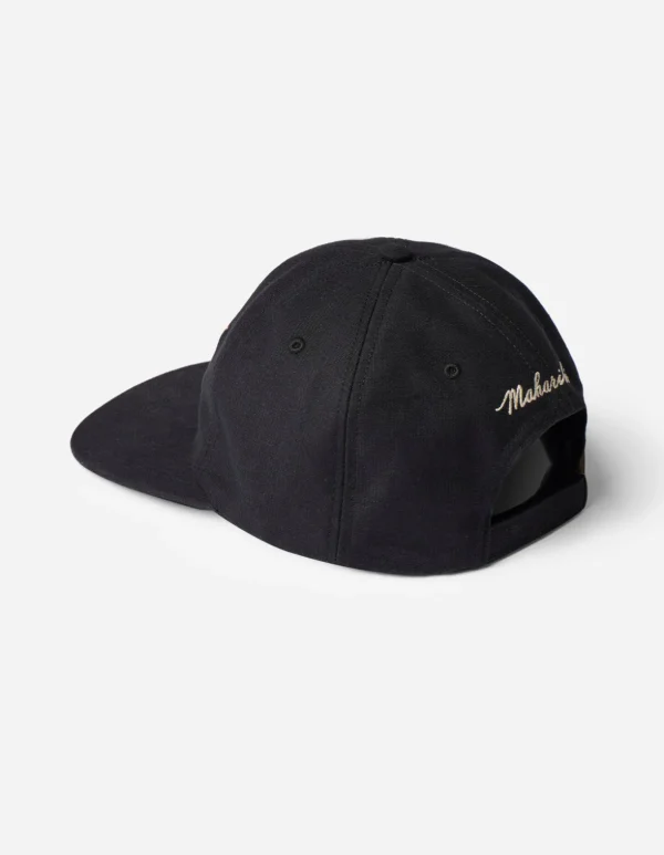 Maharishi Hats And Scarves*1107 Peace Crane 6 Panel Cap Black