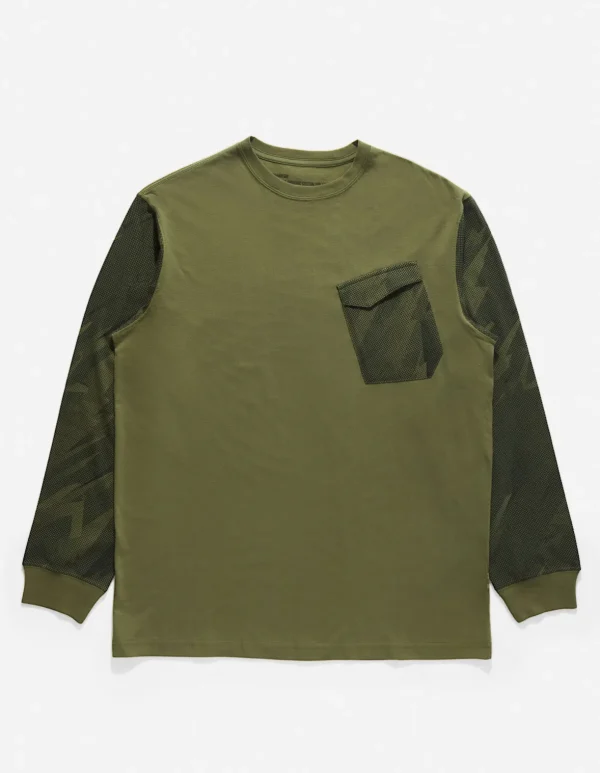 Maharishi Long Sleeve T-Shirts*4132 Pointillist Camo L/S T-Shirt Jungle