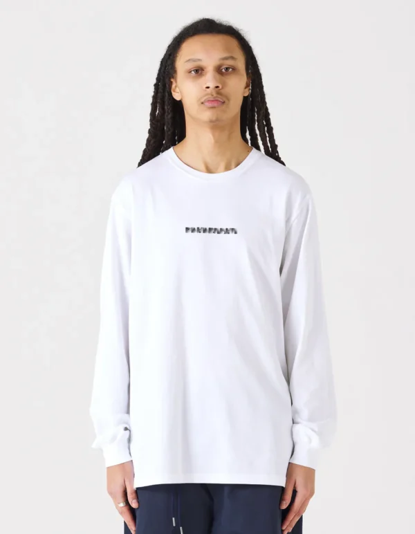 Maharishi Long Sleeve T-Shirts*9905 Pointillist Maha L/S T-Shirt White