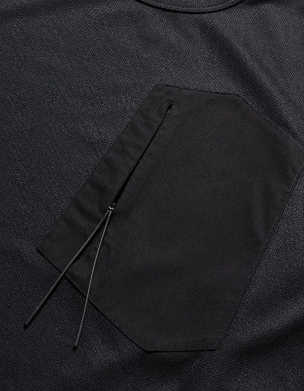 Maharishi Long Sleeve T-Shirts*4252 Polartec Dry® Travel L/S T-Shirt Black
