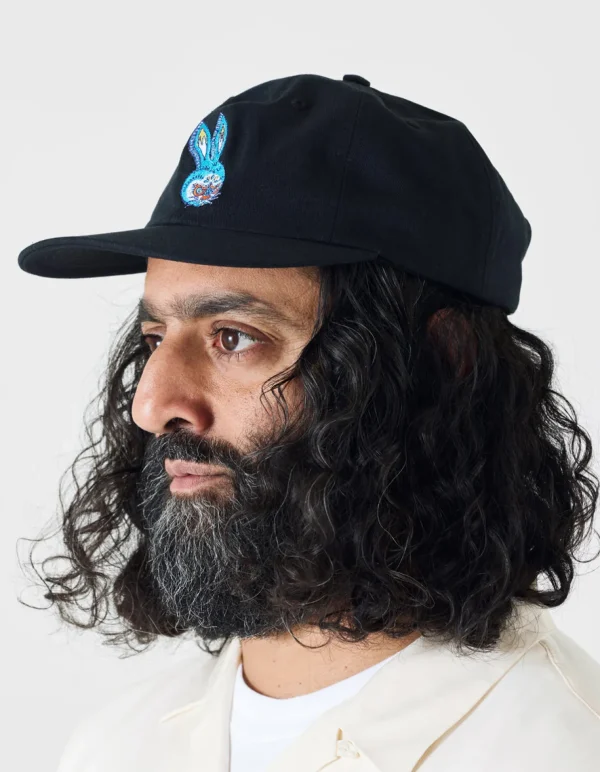 Maharishi Hats And Scarves*1009 Rabbit 6 Panel Cap Black