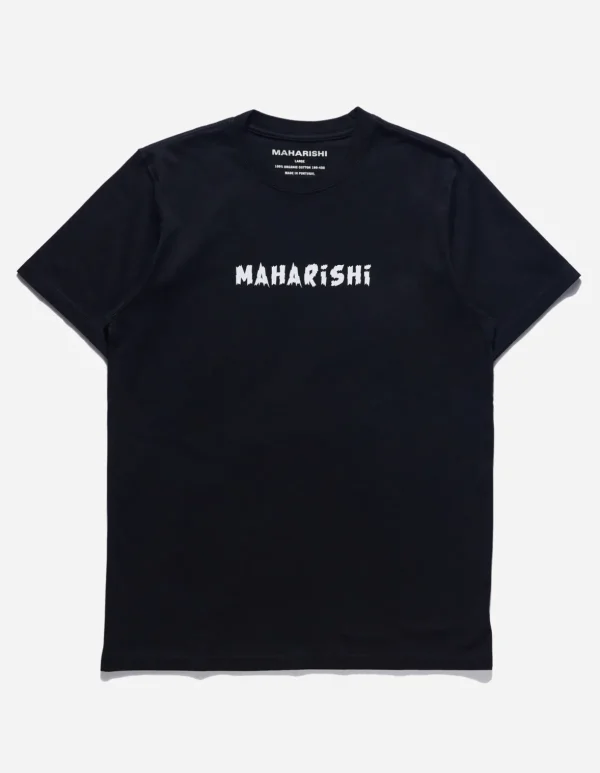 Maharishi Short Sleeve T-Shirts*1006 Rabbit Bones T-Shirt Black