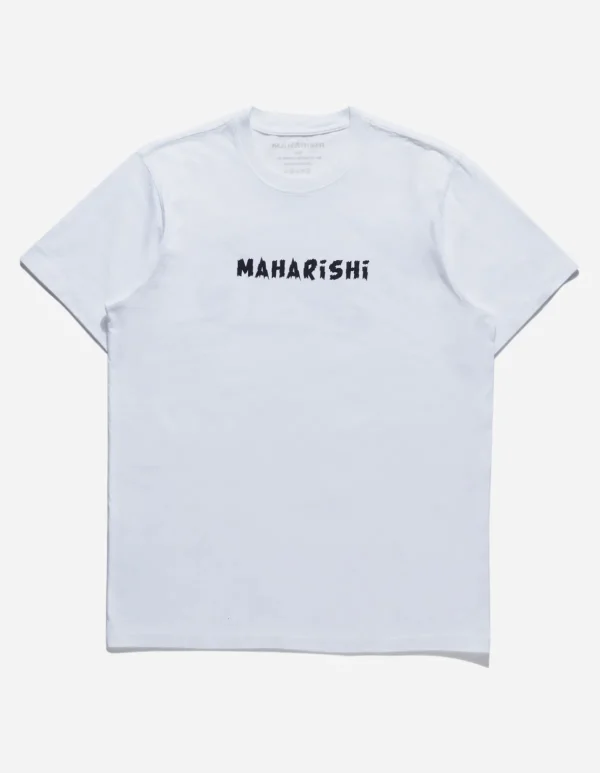 Maharishi Short Sleeve T-Shirts*1006 Rabbit Bones T-Shirt White