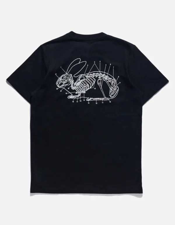 Maharishi Short Sleeve T-Shirts*1006 Rabbit Bones T-Shirt Black