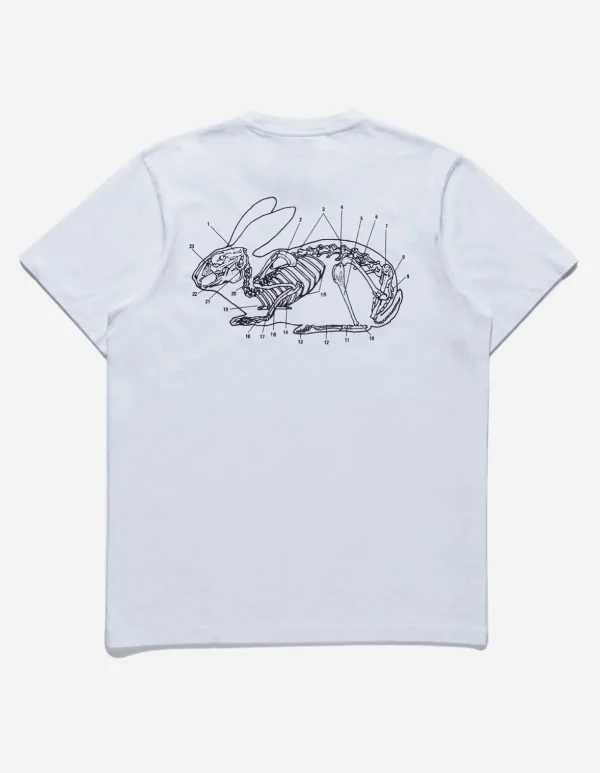 Maharishi Short Sleeve T-Shirts*1006 Rabbit Bones T-Shirt White